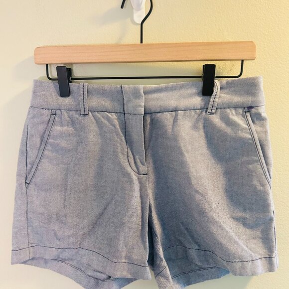 J. Crew Factory Chino Shorts Womens Size 2 Bundle Chambray Blue Navy Short - Picture 5 of 16